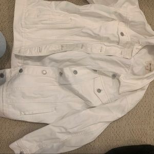 White Madewell Oversized Jean Jacket
